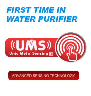 unic sensing technology in water purifier